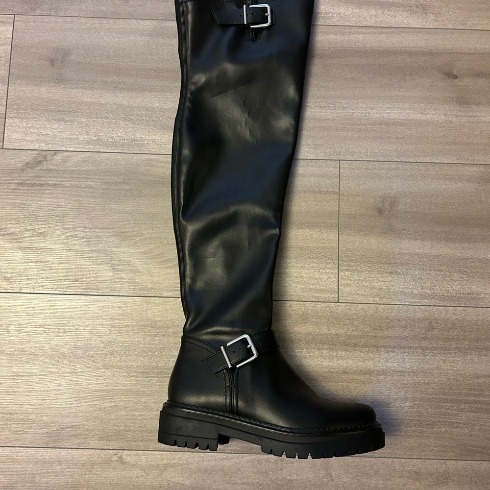 GB Game Changer over the knee lug sole boots - Picture 4 of 13